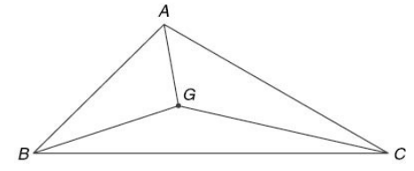 Centre of gravity or centroid of a triangle